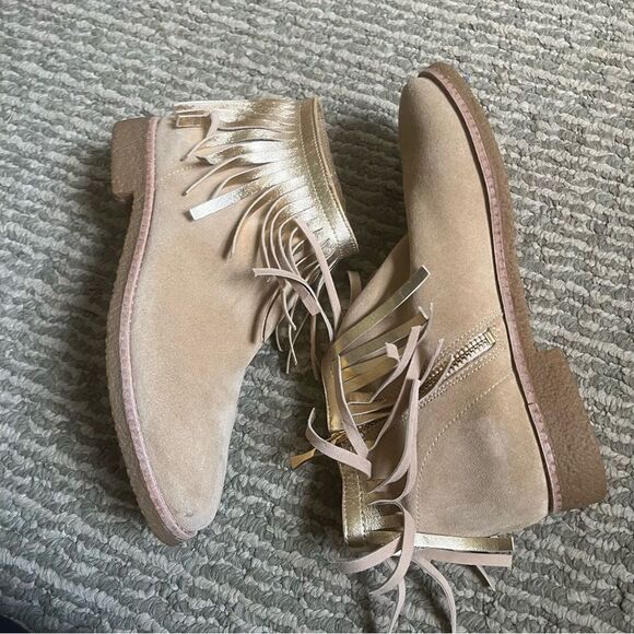 Kate Spade Saks Fringe ankle Booties Size 6.5 - Picture 11 of 11